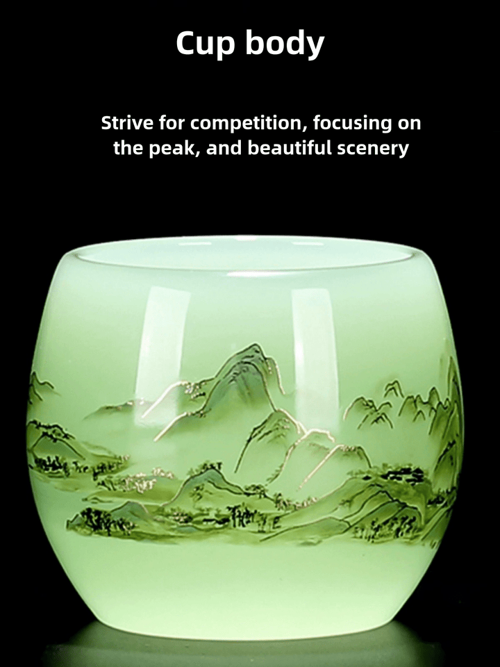 Glass Thousand - Li Landscape Cup - BuddhaEnergyHealing
