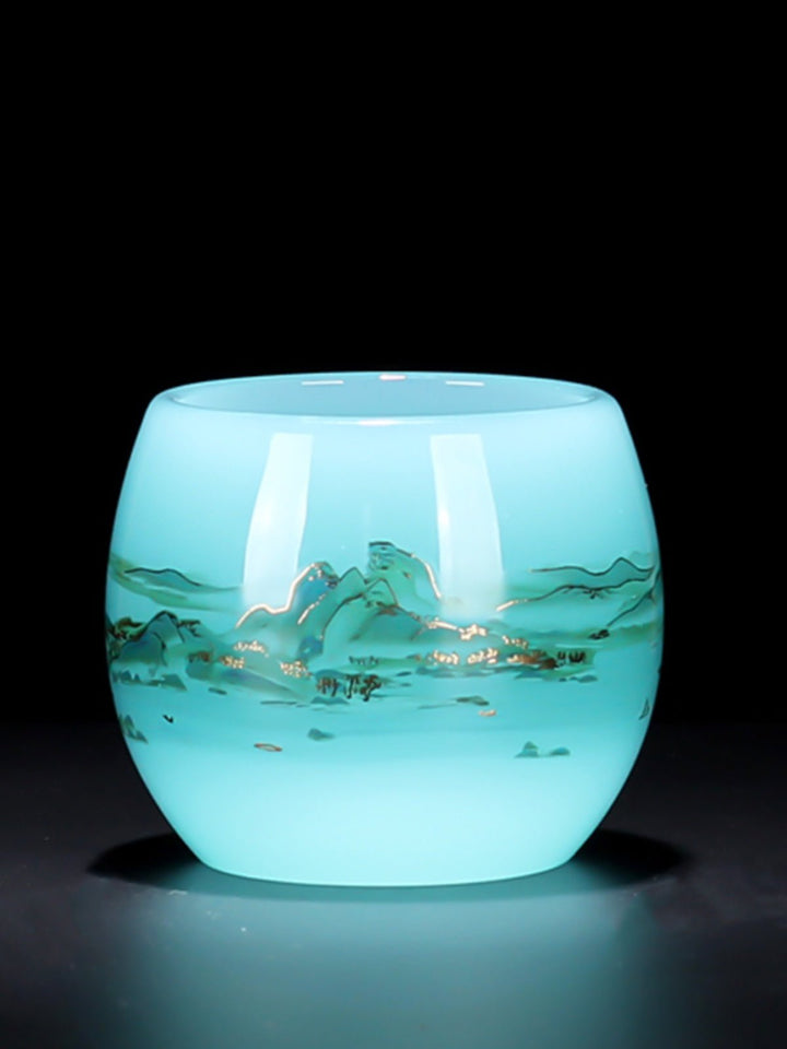 Glass Thousand - Li Landscape Cup - BuddhaEnergyHealing