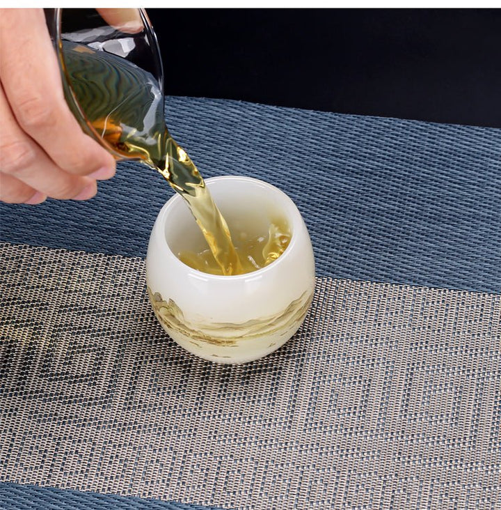 Glass Thousand - Li Landscape Cup - BuddhaEnergyHealing