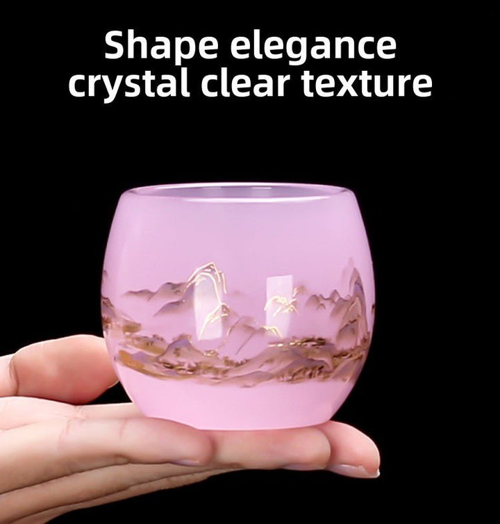 Glass Thousand - Li Landscape Cup - BuddhaEnergyHealing