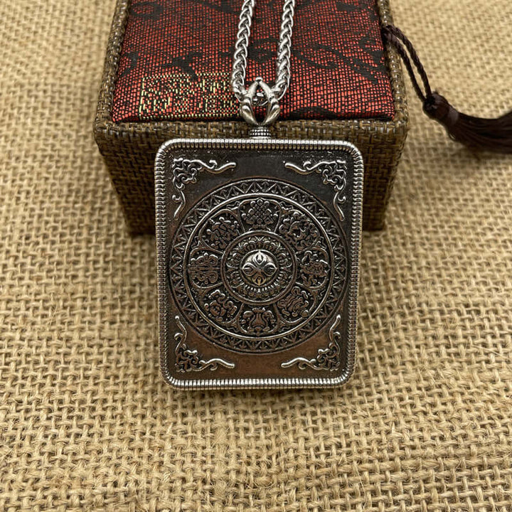 Green Tara Thangka Protection Pendant - BuddhaEnergyHealing