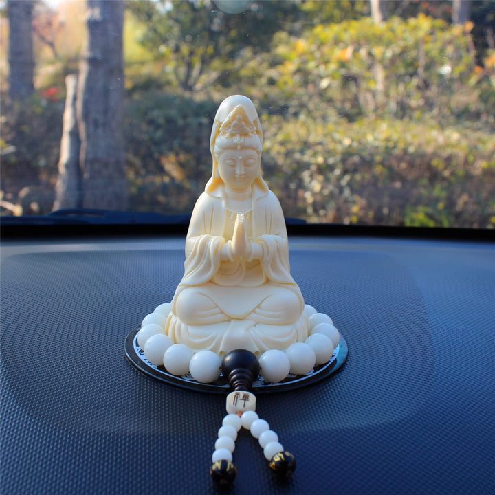 Guanyin Buddha Car Decoration for Safety and Blessing - BuddhaEnergyHealing