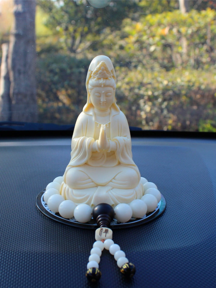 Guanyin Buddha Car Decoration for Safety and Blessing - BuddhaEnergyHealing