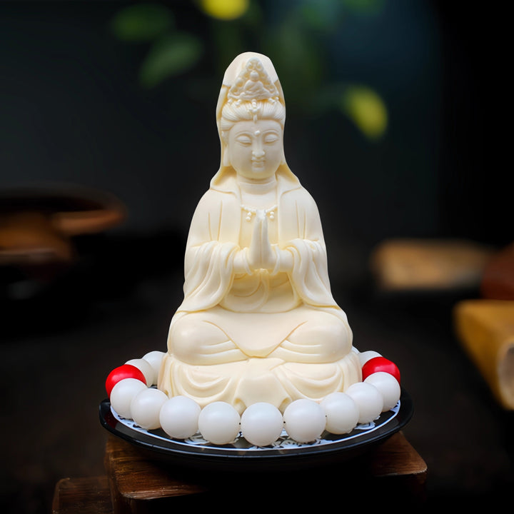 Guanyin Buddha Car Decoration for Safety and Blessing - BuddhaEnergyHealing