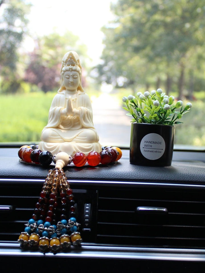 Guanyin Buddha Car Decoration for Safety and Blessing - BuddhaEnergyHealing