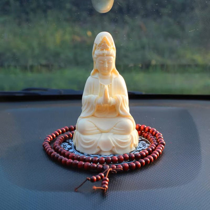Guanyin Buddha Car Decoration for Safety and Blessing - BuddhaEnergyHealing