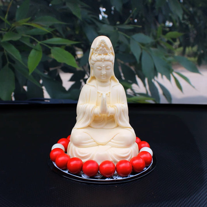 Guanyin Buddha Car Decoration for Safety and Blessing - BuddhaEnergyHealing