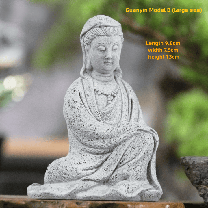Guanyin Small Buddha Peace Meditation Calm Healing Ornament - BuddhaEnergyHealing