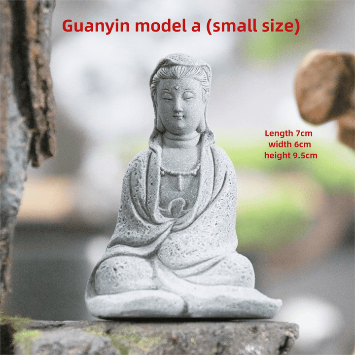 Guanyin Small Buddha Peace Meditation Calm Healing Ornament - BuddhaEnergyHealing