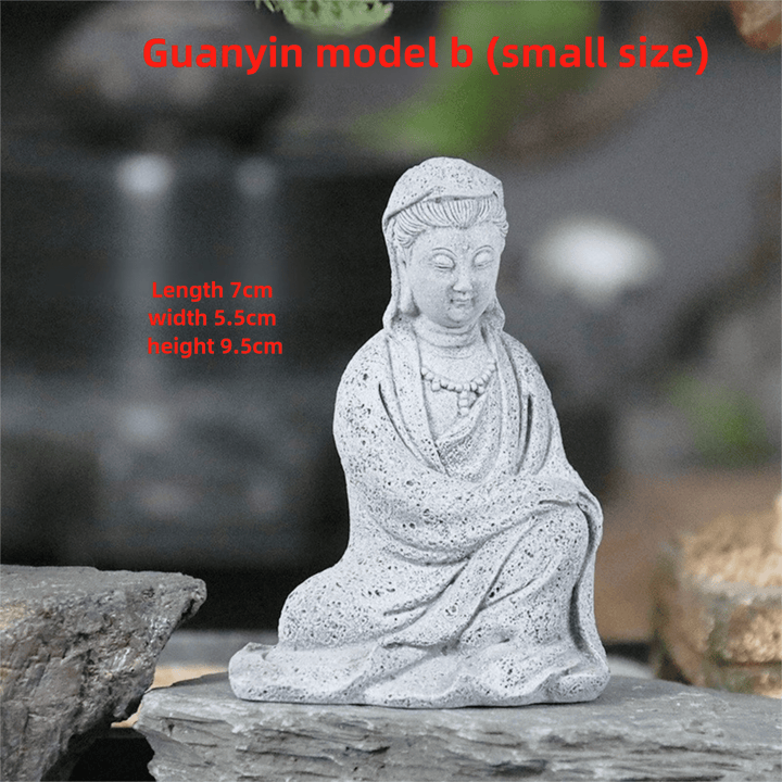 Guanyin Small Buddha Peace Meditation Calm Healing Ornament - BuddhaEnergyHealing