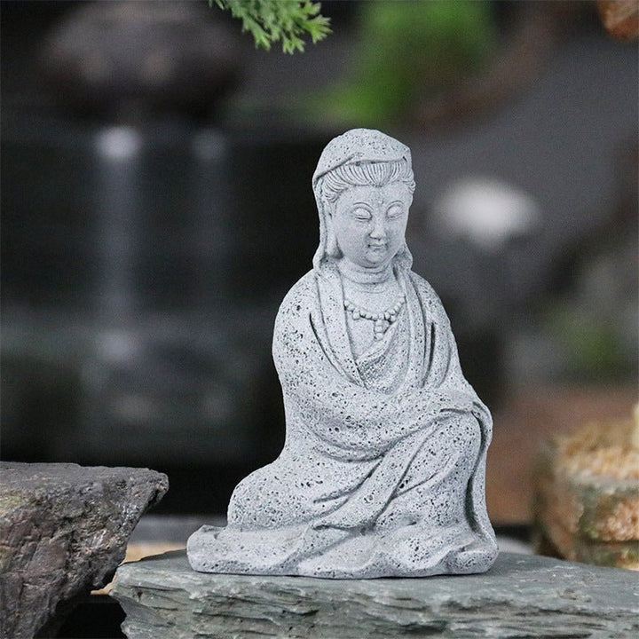 Guanyin Small Buddha Peace Meditation Calm Healing Ornament - BuddhaEnergyHealing