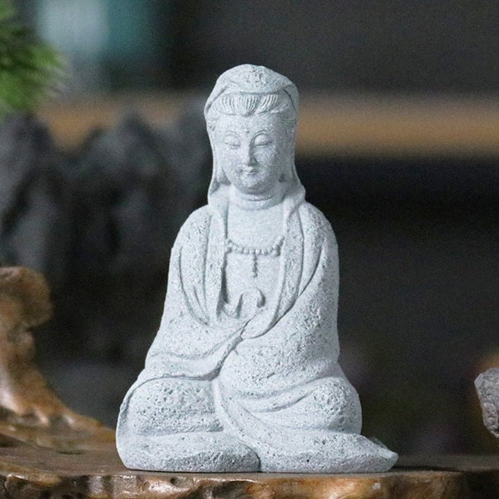 Guanyin Small Buddha Peace Meditation Calm Healing Ornament - BuddhaEnergyHealing
