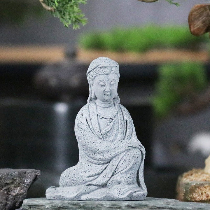 Guanyin Small Buddha Peace Meditation Calm Healing Ornament - BuddhaEnergyHealing