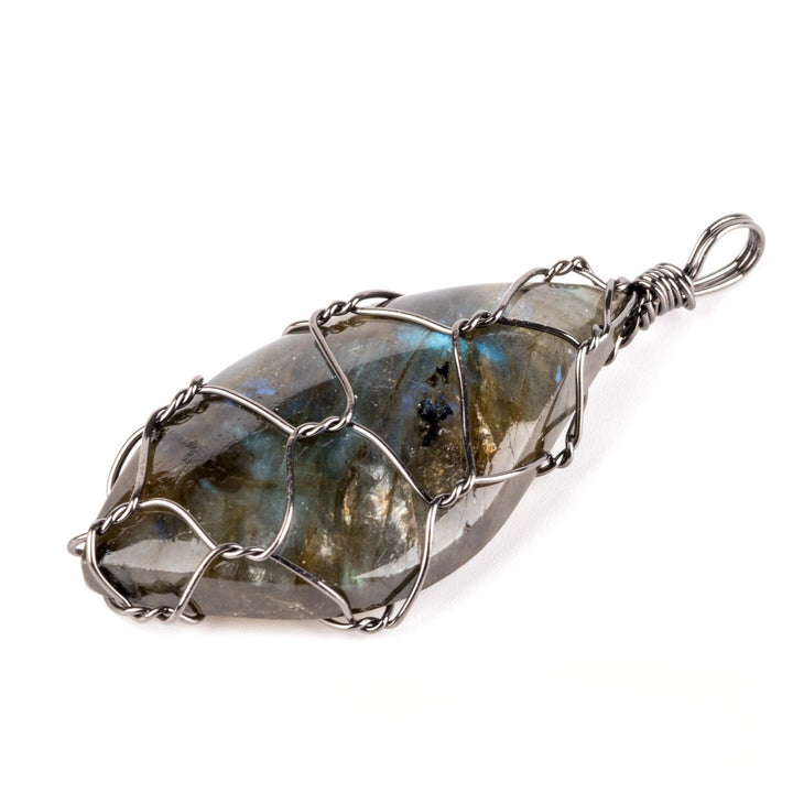 Handmade Labradorite Pendant - BuddhaEnergyHealing