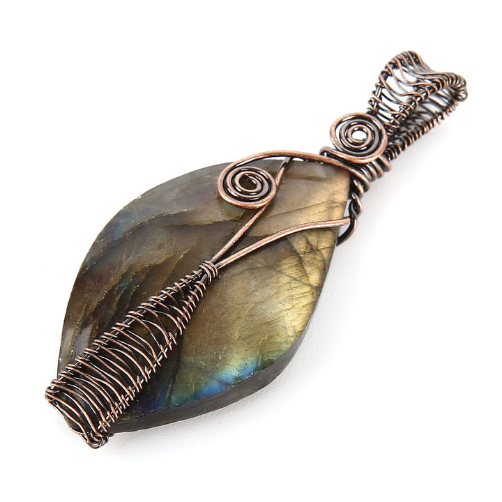 Handmade Labradorite Pendant - BuddhaEnergyHealing