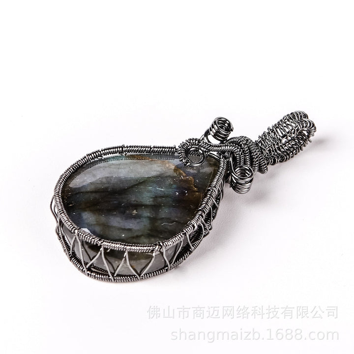 Handmade Labradorite Pendant - BuddhaEnergyHealing