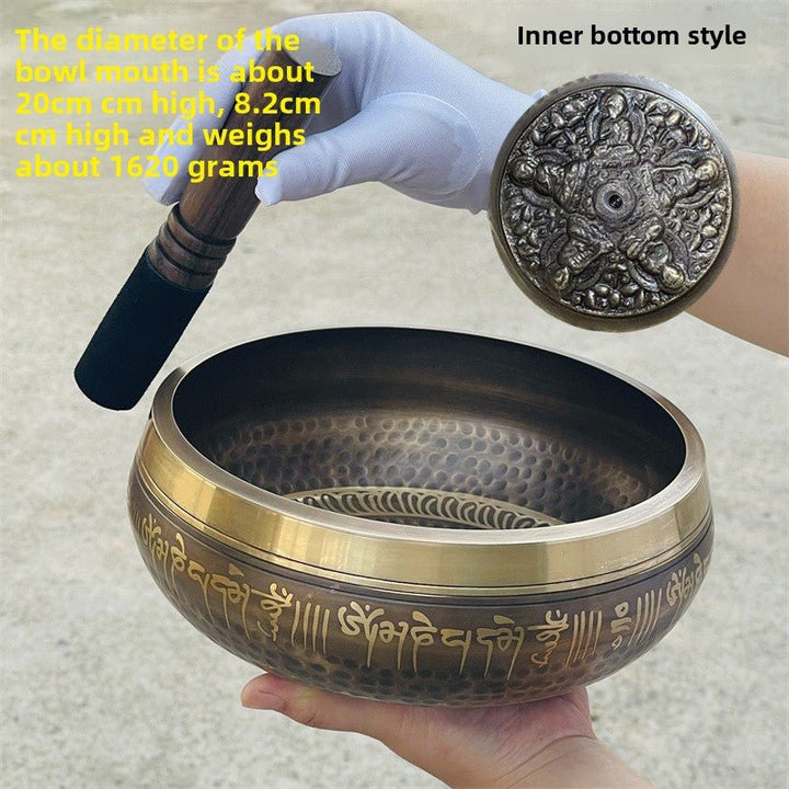 Handmade Pure Copper Sound Therapy Meditation Bowl - BuddhaEnergyHealing