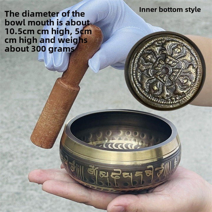 Handmade Pure Copper Sound Therapy Meditation Bowl - BuddhaEnergyHealing