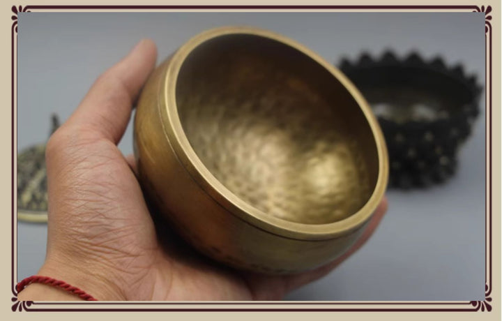 Handmade Pure Copper Sound Therapy Meditation Bowl - BuddhaEnergyHealing