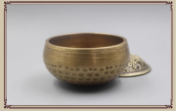 Handmade Pure Copper Sound Therapy Meditation Bowl - BuddhaEnergyHealing
