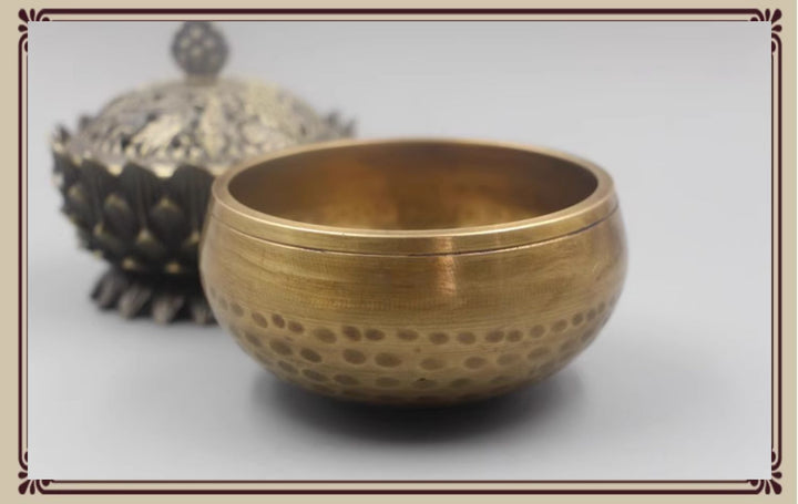 Handmade Pure Copper Sound Therapy Meditation Bowl - BuddhaEnergyHealing