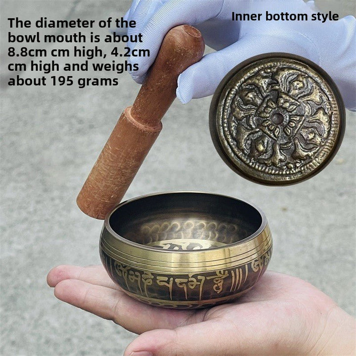 Handmade Pure Copper Sound Therapy Meditation Bowl - BuddhaEnergyHealing