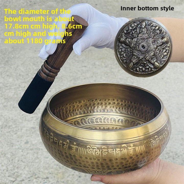 Handmade Pure Copper Sound Therapy Meditation Bowl - BuddhaEnergyHealing