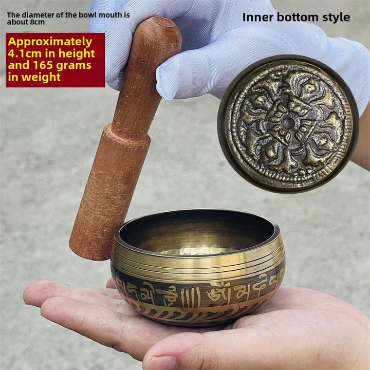 Handmade Pure Copper Sound Therapy Meditation Bowl - BuddhaEnergyHealing