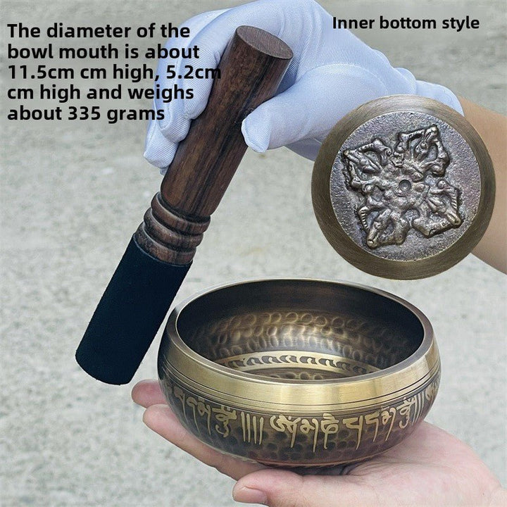 Handmade Pure Copper Sound Therapy Meditation Bowl - BuddhaEnergyHealing