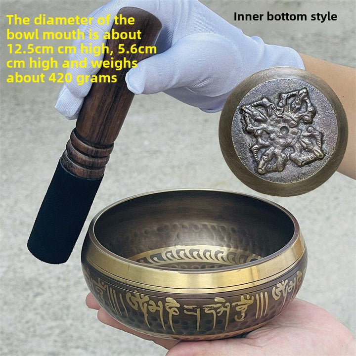 Handmade Pure Copper Sound Therapy Meditation Bowl - BuddhaEnergyHealing