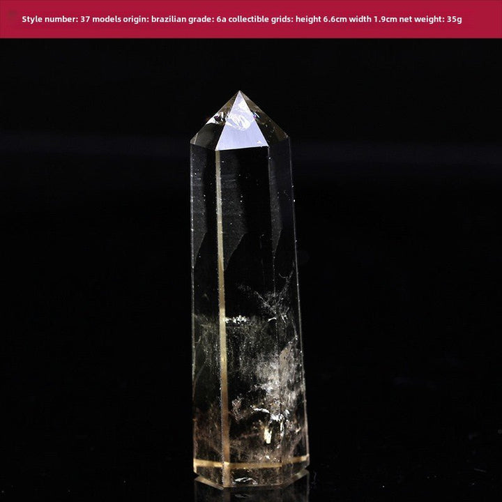 High Quality Natural Yellow Crystal Column Meditation Fortune Desktop Decoration - BuddhaEnergyHealing
