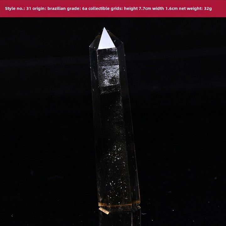 High Quality Natural Yellow Crystal Column Meditation Fortune Desktop Decoration - BuddhaEnergyHealing