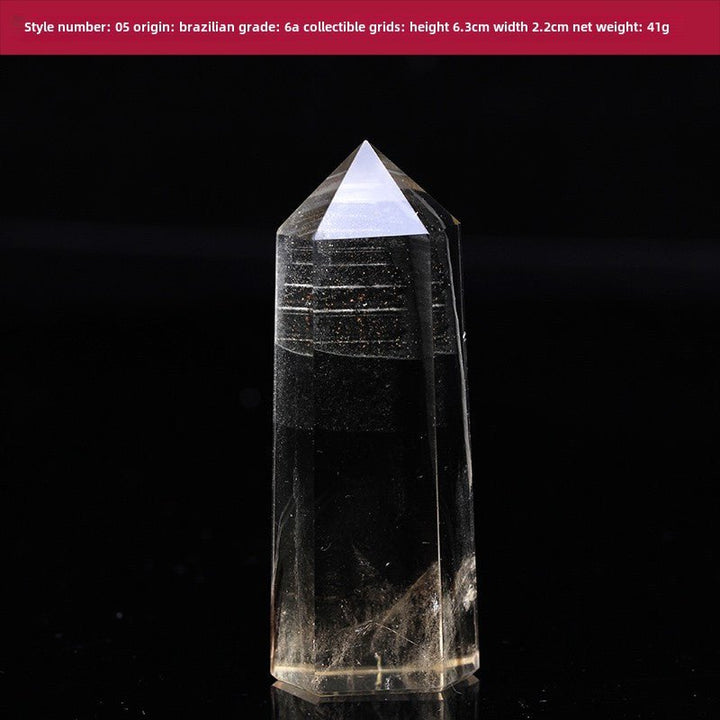 High Quality Natural Yellow Crystal Column Meditation Fortune Desktop Decoration - BuddhaEnergyHealing