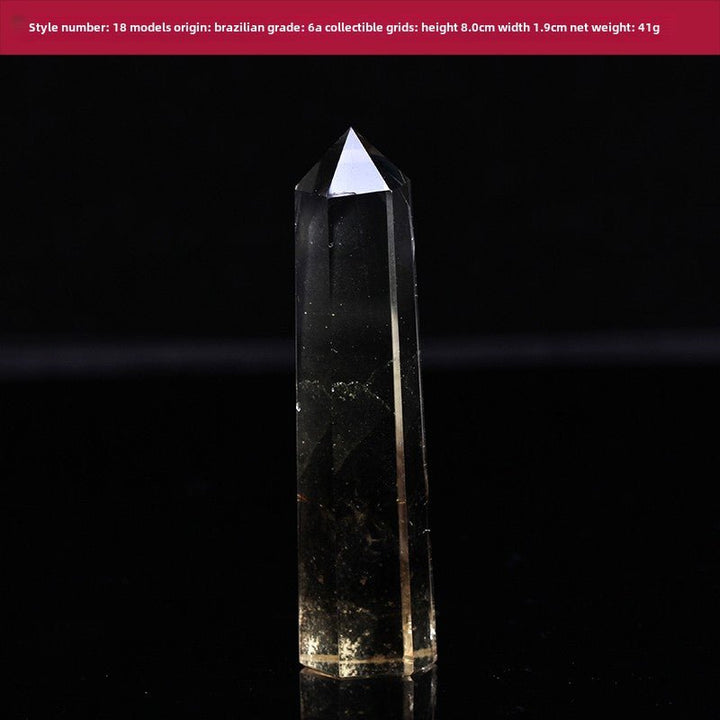 High Quality Natural Yellow Crystal Column Meditation Fortune Desktop Decoration - BuddhaEnergyHealing