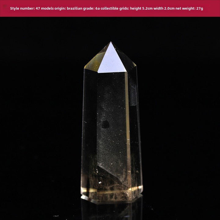 High Quality Natural Yellow Crystal Column Meditation Fortune Desktop Decoration - BuddhaEnergyHealing