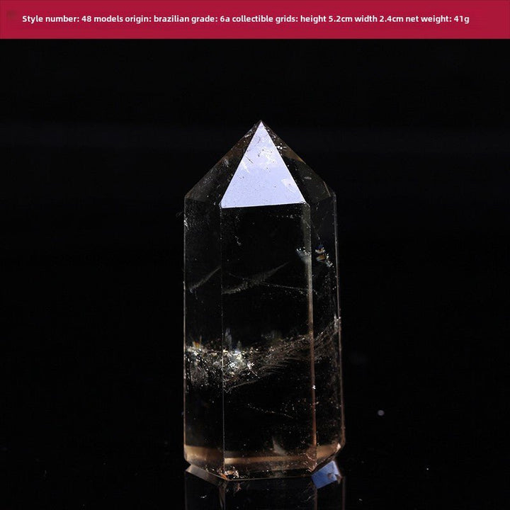 High Quality Natural Yellow Crystal Column Meditation Fortune Desktop Decoration - BuddhaEnergyHealing