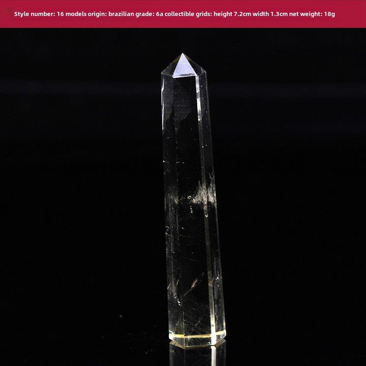 High Quality Natural Yellow Crystal Column Meditation Fortune Desktop Decoration - BuddhaEnergyHealing