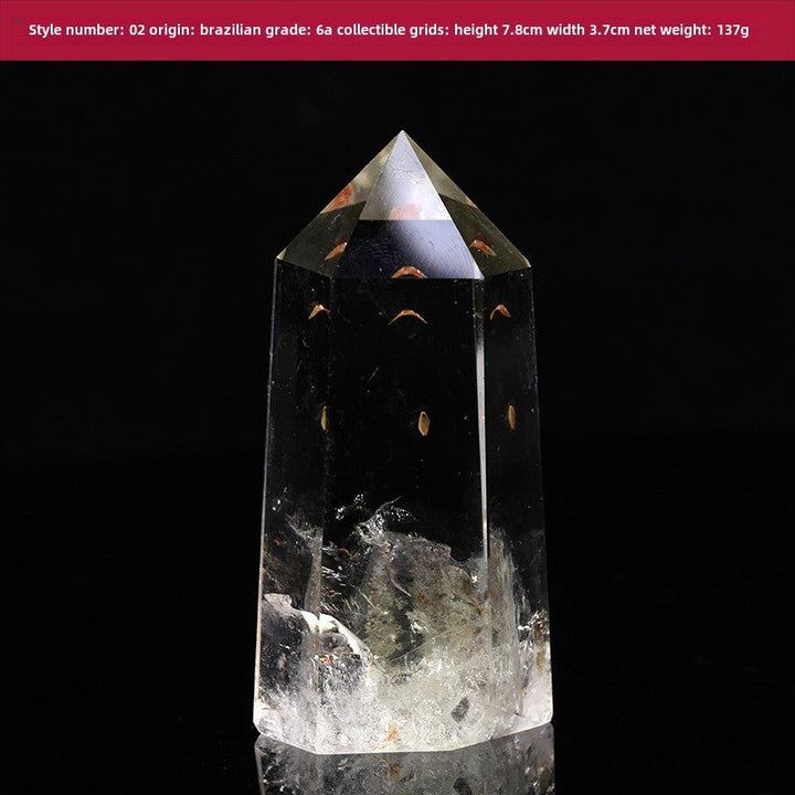 High Quality Natural Yellow Crystal Column Meditation Fortune Desktop Decoration - BuddhaEnergyHealing