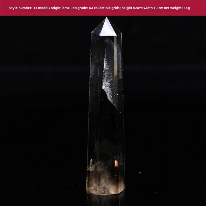High Quality Natural Yellow Crystal Column Meditation Fortune Desktop Decoration - BuddhaEnergyHealing