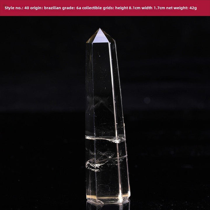 High Quality Natural Yellow Crystal Column Meditation Fortune Desktop Decoration - BuddhaEnergyHealing