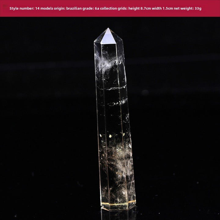 High Quality Natural Yellow Crystal Column Meditation Fortune Desktop Decoration - BuddhaEnergyHealing