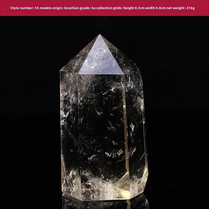 High Quality Natural Yellow Crystal Column Meditation Fortune Desktop Decoration - BuddhaEnergyHealing