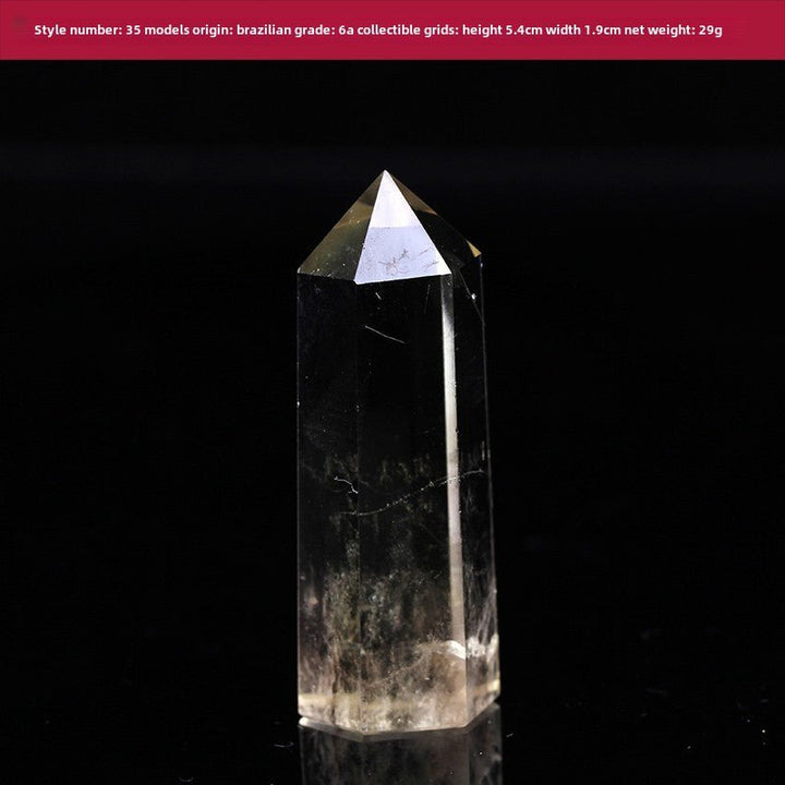High Quality Natural Yellow Crystal Column Meditation Fortune Desktop Decoration - BuddhaEnergyHealing