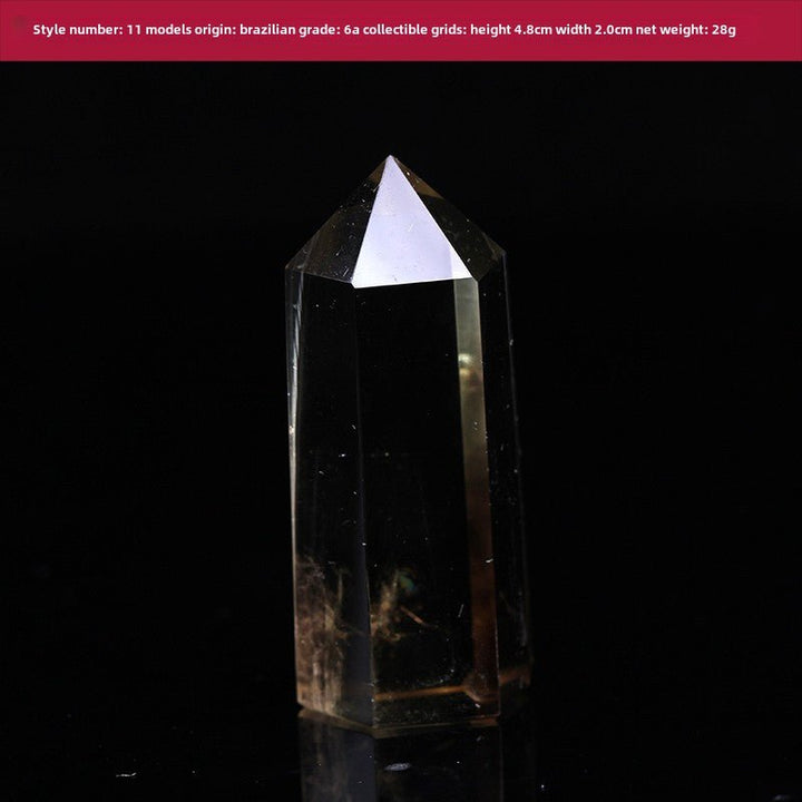 High Quality Natural Yellow Crystal Column Meditation Fortune Desktop Decoration - BuddhaEnergyHealing