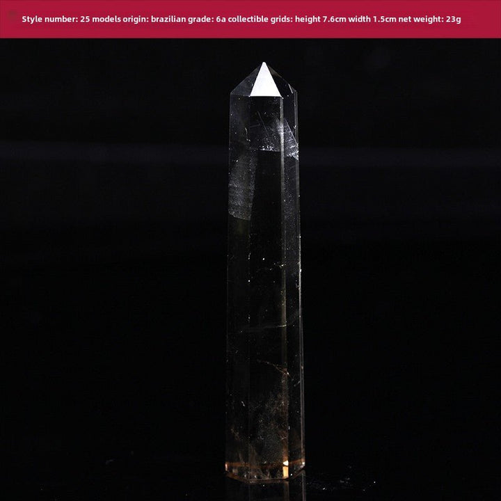 High Quality Natural Yellow Crystal Column Meditation Fortune Desktop Decoration - BuddhaEnergyHealing