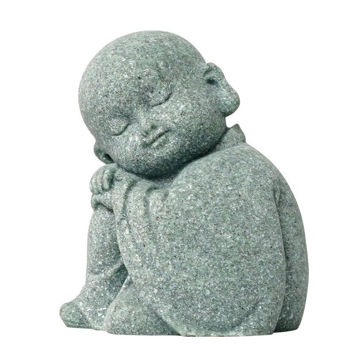 Mini Bald Monk Calm Peace Decoration - BuddhaEnergyHealing