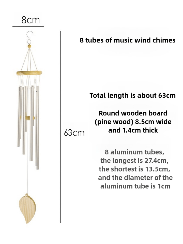 Minimalist Dopamine Wind Chime Hanging Calm Meditation Energy Decoration - BuddhaEnergyHealing