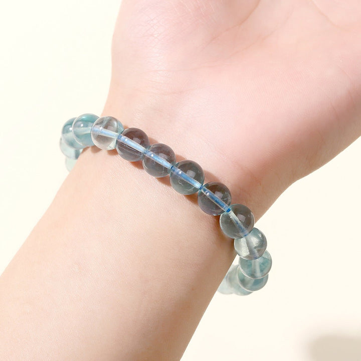 Natural Blue Fluorite Calm Bracelet - BuddhaEnergyHealing