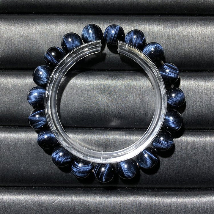 Natural Blue Tigerite Protection Energy Bracelet - BuddhaEnergyHealing