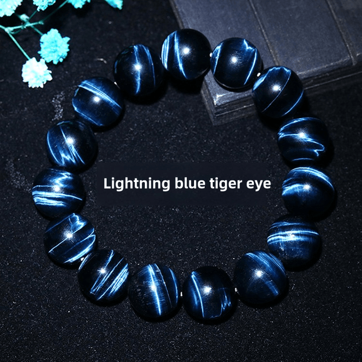 Natural Blue Tigerite Protection Energy Bracelet - BuddhaEnergyHealing